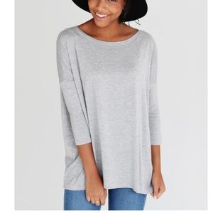 Piko 3/4 sleeve top